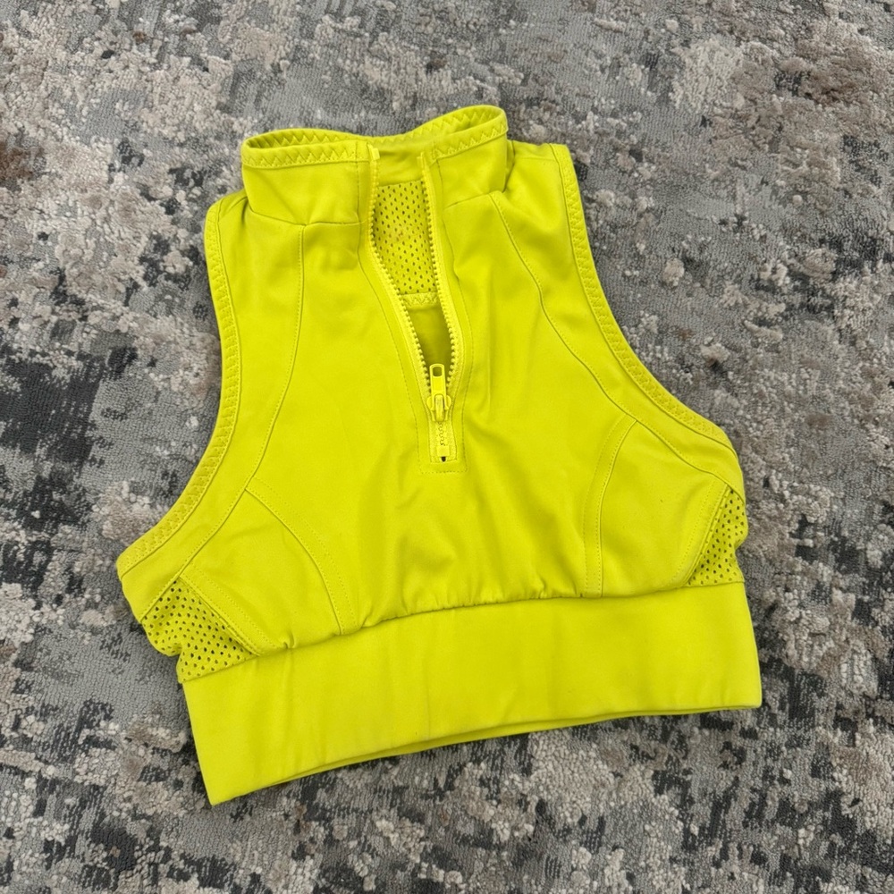 Forever 21 Neon Yellow Sports Bra